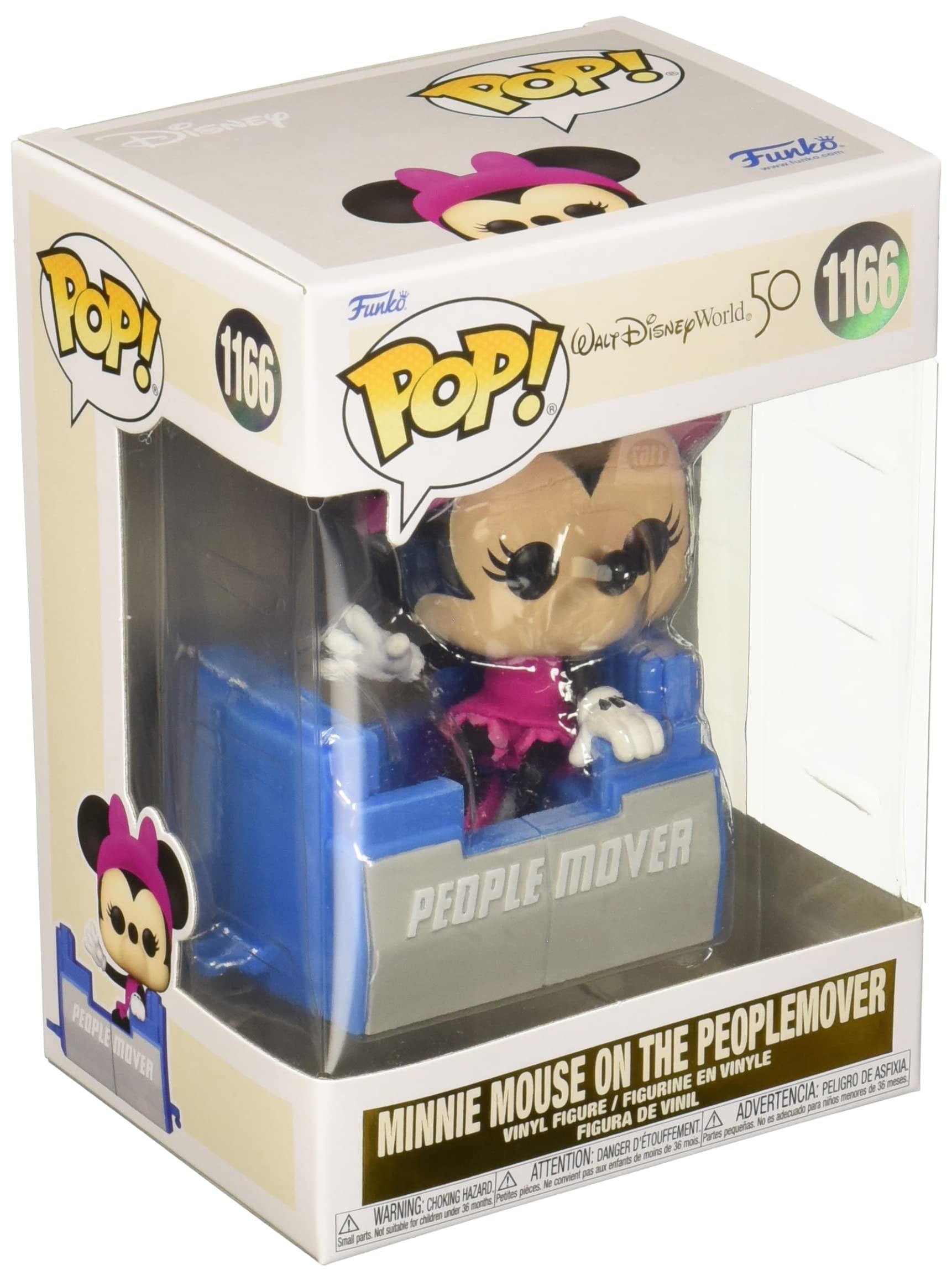 Foto 2 pulgar | Venta Internacional- ¡funko Pop! Disney: Walt Disney World 50th - Minnie Mouse En The People Mover, Multicolor