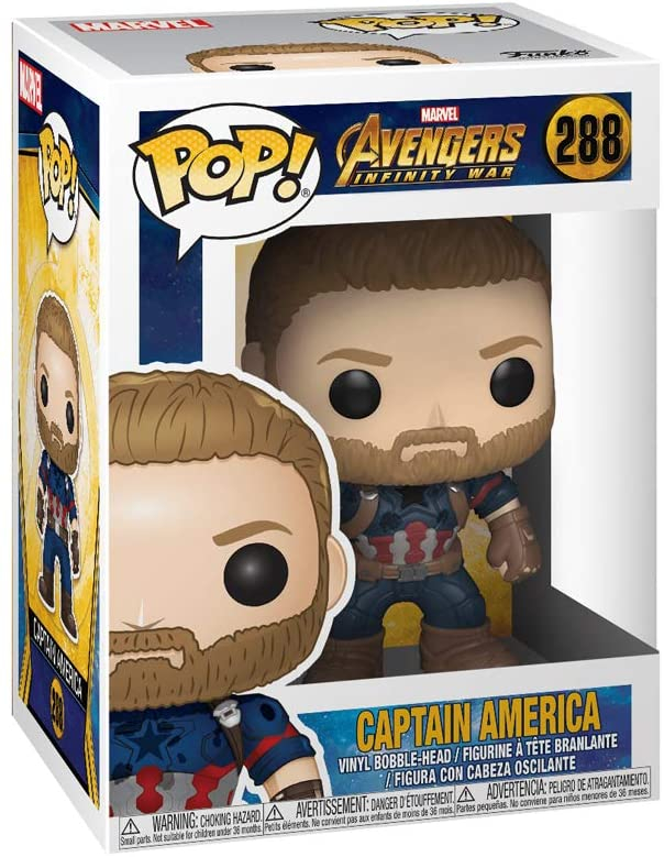 Foto 2 pulgar | Venta Internacional- Funko Pop! Marvel: Avengers Infinity War - Capitán América