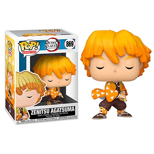 Foto 2 pulgar | Venta Internacional- Animación Funko Pop: Demon Slayer - Zenitsu Agatsuma, Multicolor, 3.75 Pulgadas