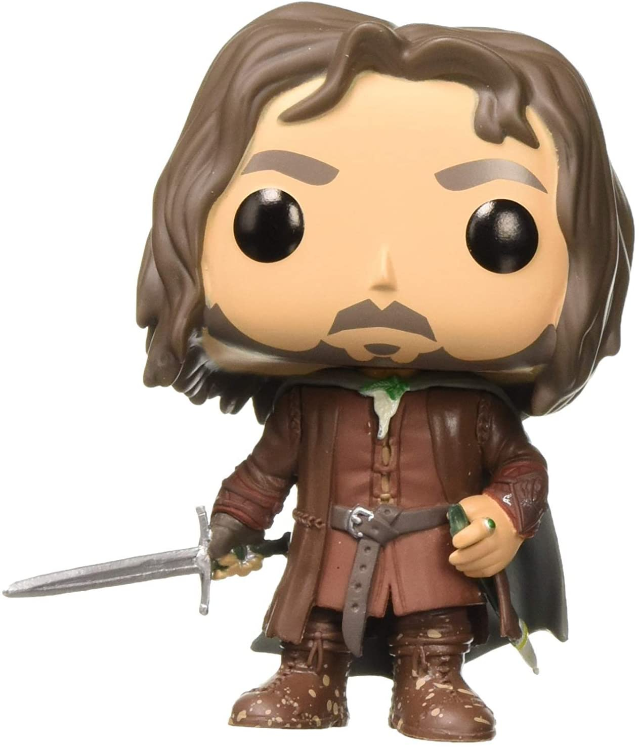 Venta Internacional- Funko Pop! Películas: El Señor De Los Anillos/hobbit - Aragorn Collectible Figure Brown, Standard