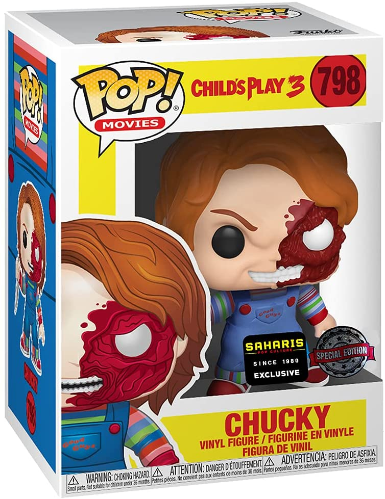 Venta Internacional- Películas Funko Pop: Terror S7 - Chucky Half (bd) (exc)