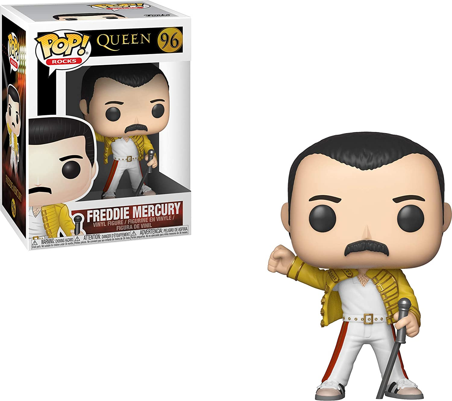 Foto 2 pulgar | Venta Internacional- Funko 33732 Pop Rocks: Queenfreddy Mercury Wembley 1986, Multicolor