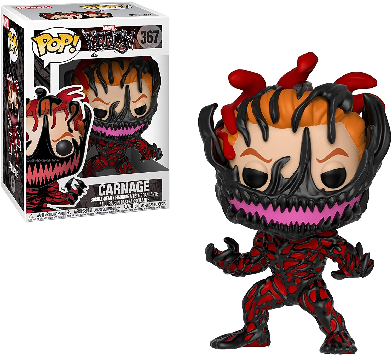 Foto 2 pulgar | Venta Internacional- Funko Pop Marvel: Venom - Carnage Cletus Kasady Figura Coleccionable, Multicolor