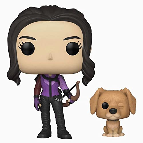 Foto 2 pulgar | Venta Internacional- ¡funko Pop! & Buddy Marvel: Hawkeye - Kate Bishop Con Bobblehead De Vinilo Lucky Pizza Dog