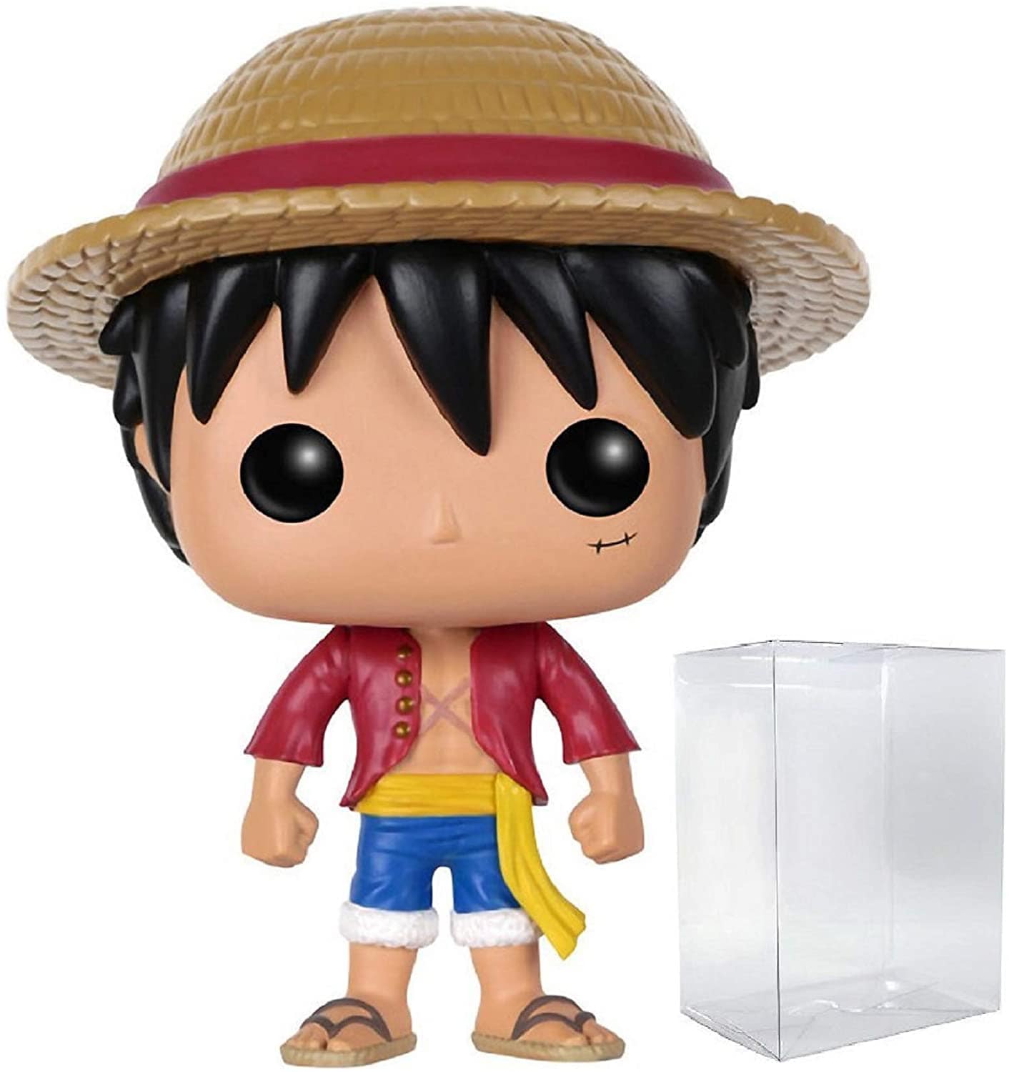 Venta Internacional- Funko Pop! Anime: One Piece - Monkey D. Luffy Vinyl Figure (incluido Con Pop Box Protector Case) $801