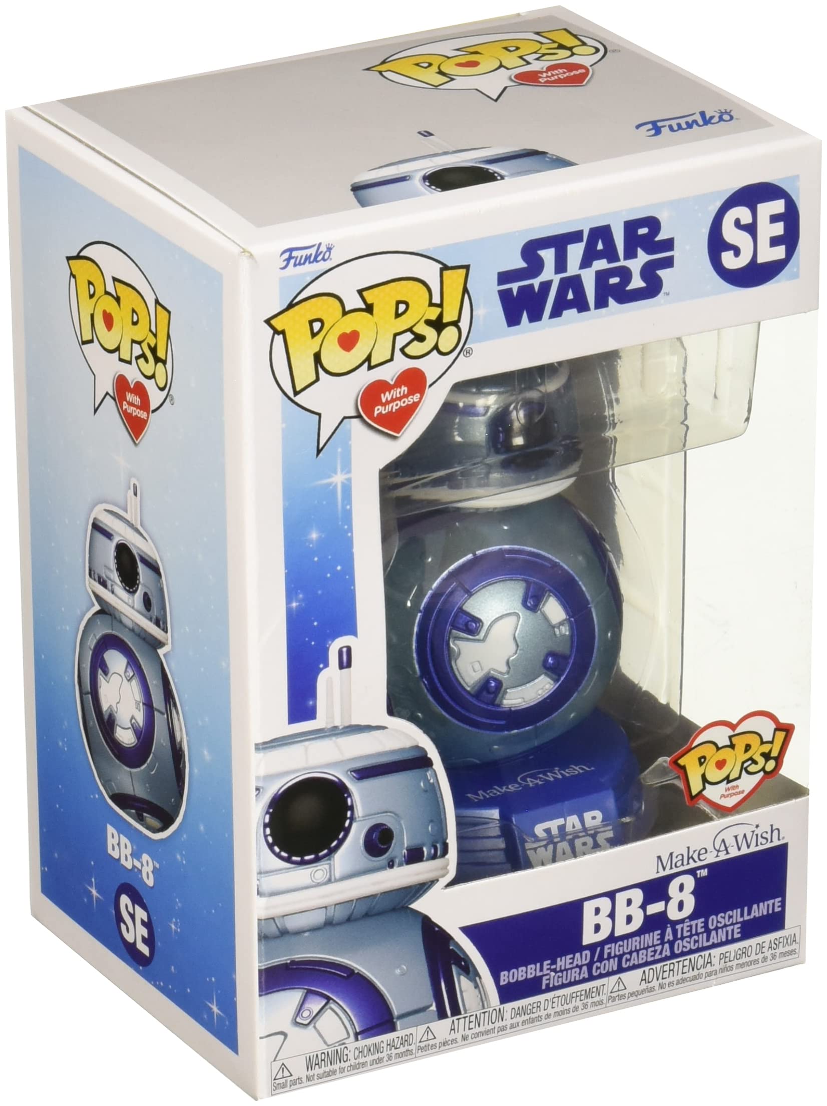 Venta Internacional- ¡funko Pop! Star Wars: Hacer Awish - Bb-8 (metálico)