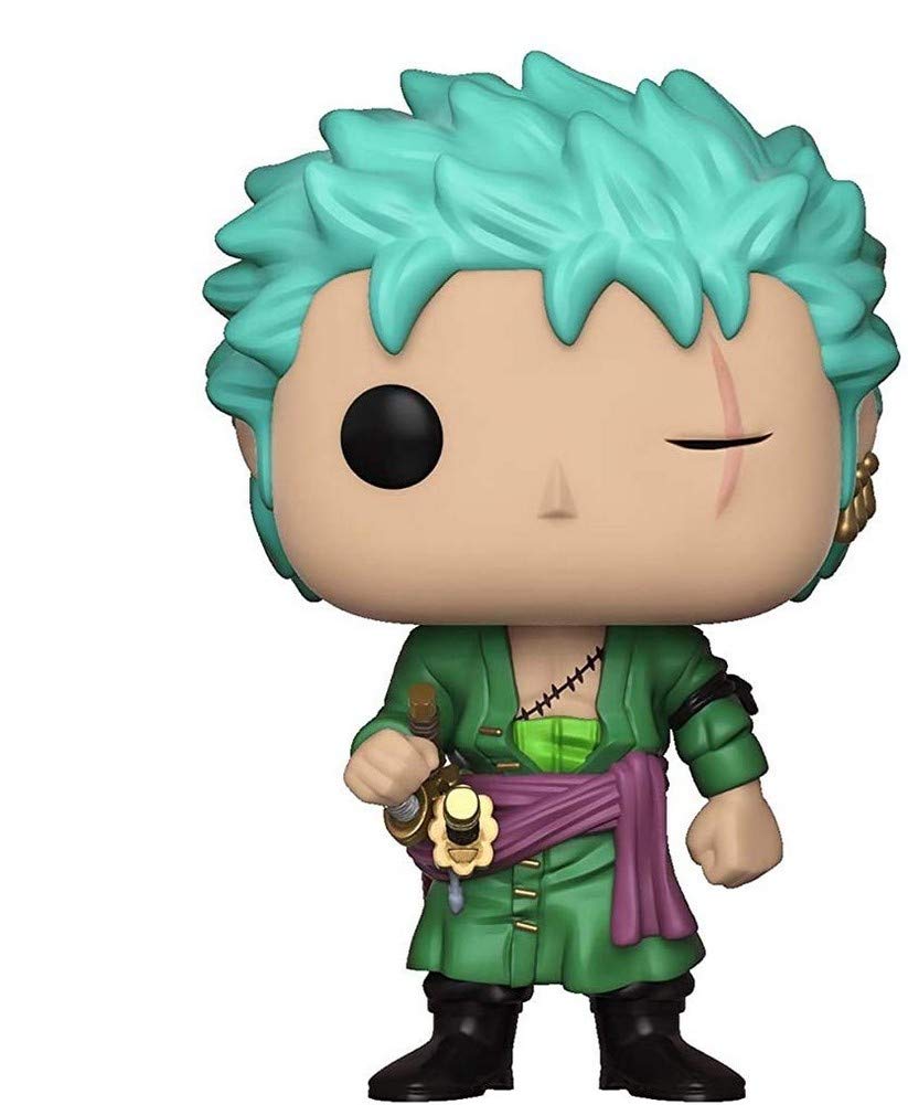 Foto 2 pulgar | Venta Internacional- ¡funko Pop! Anime: Oneece - Zoro Juguete Coleccionable, Azul