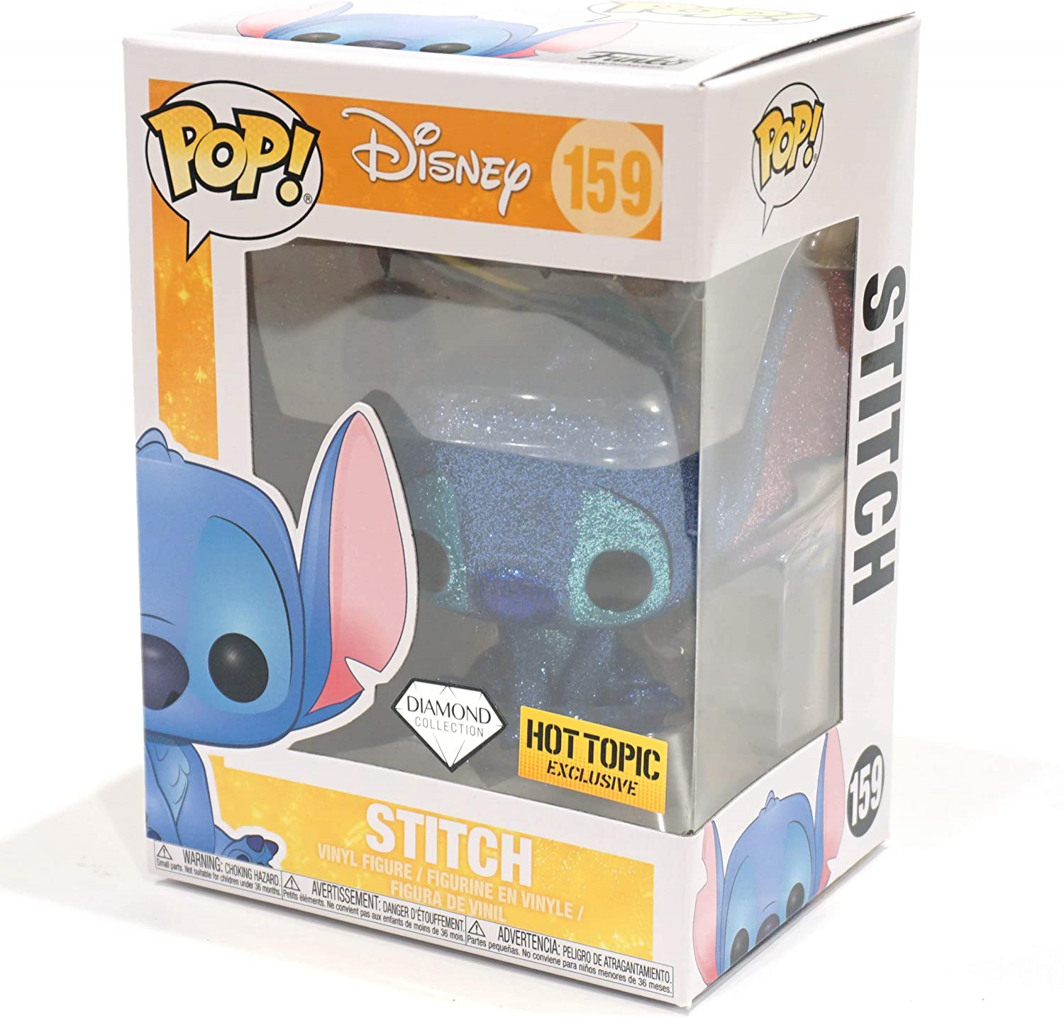 Venta Internacional- ¡funko Pop! Disney: Lilo Y Stitch - Stitch (diamond Glitter Exclusive) #159