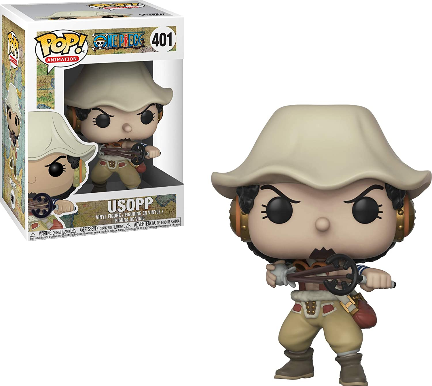 Foto 2 pulgar | Venta Internacional- Funko Pop Animation: Usopp One Piece Collectible Figura, Multicolor