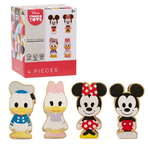 Foto 2 pulgar | Venta International - Disney Wooden Toys Figura De 4 Piezas Con Mickey Mouse, Minnie Mouse, Daisy Duck Y Donald Duck