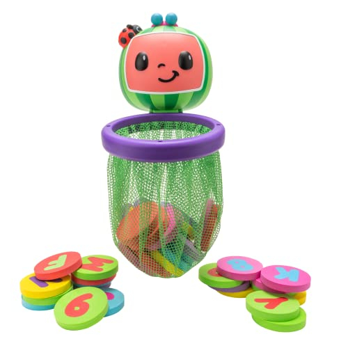 Venta Internacional- Cocomelon Deluxe Bathtime Letters Y Números - Letras Y Números: Alfabeto Completo Y Cero A Nueve