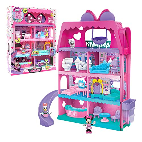 Foto 2 pulgar | Venta Internacional-  Minnie Mouse Bow-tel Hotel, Juego De 2 Caras Con Luces, Sonidos Y Ascensor