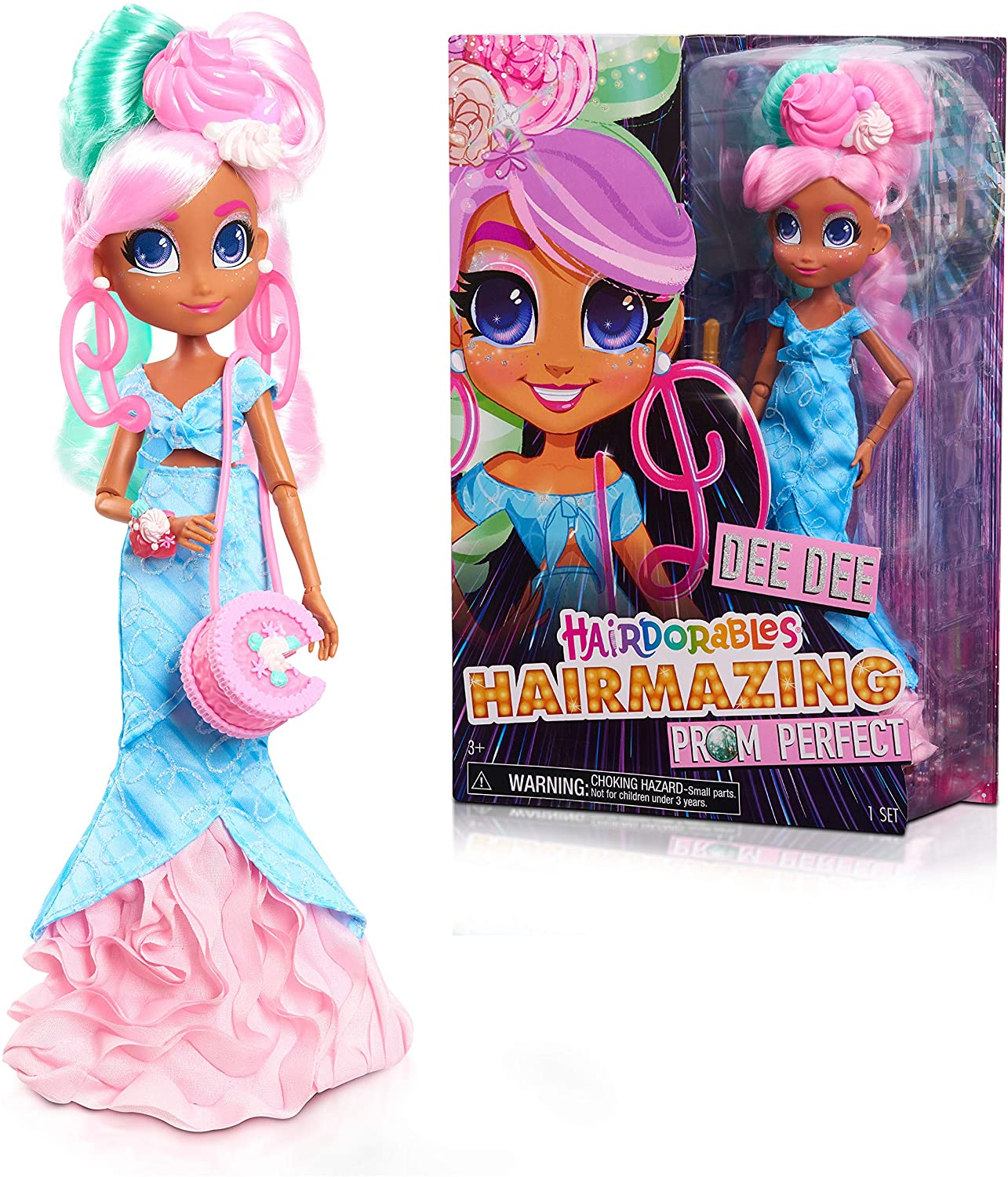 Venta Internacional- Hairdorables Hairmazing Prom Perfect Fashion Molls, Dee Dee
