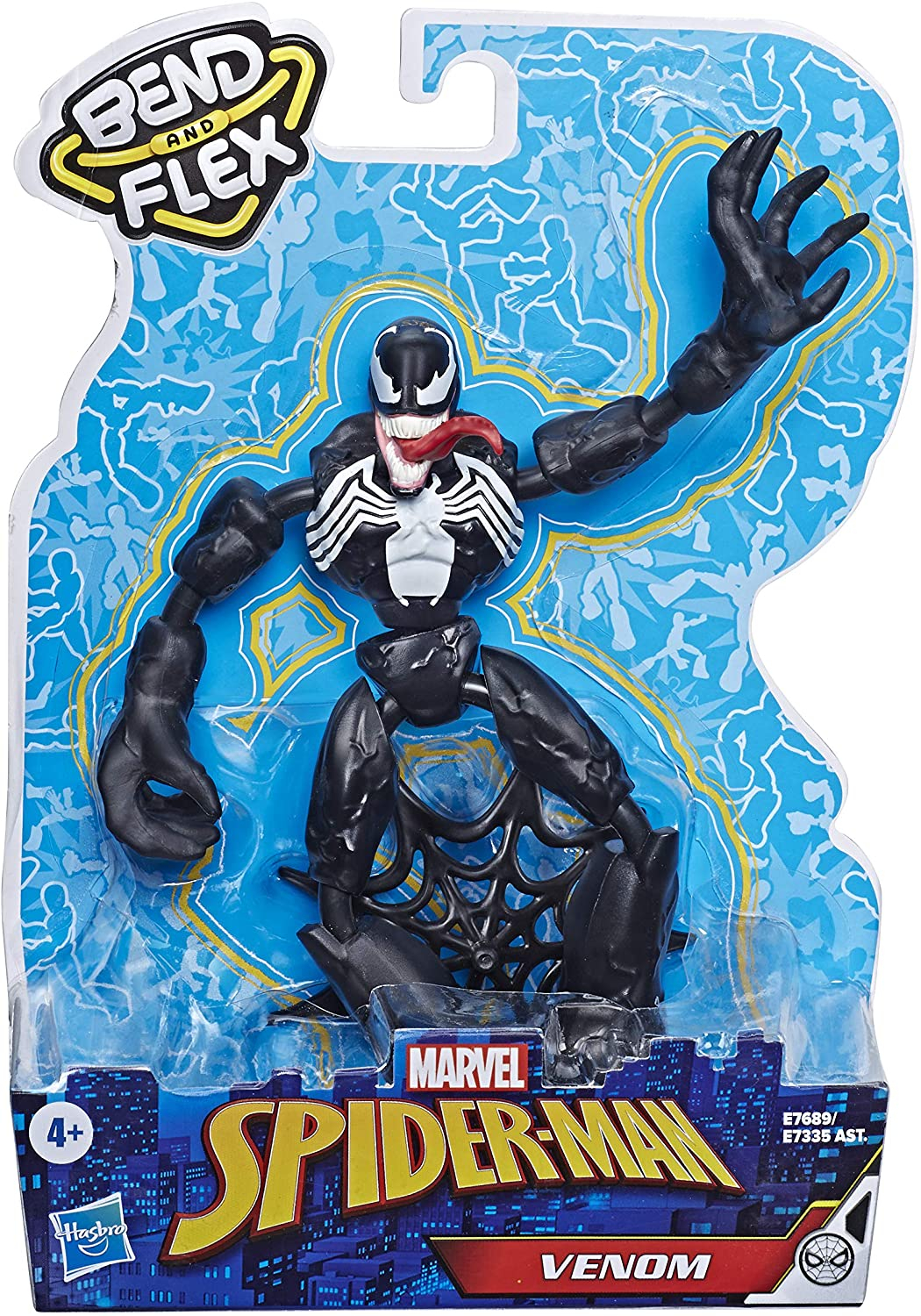 Foto 2 pulgar | Venta Internacional-spider-man Marvel Bend Y Flex De Flex Venom Action Toy, Figura Flexible De 6 Pulgadas