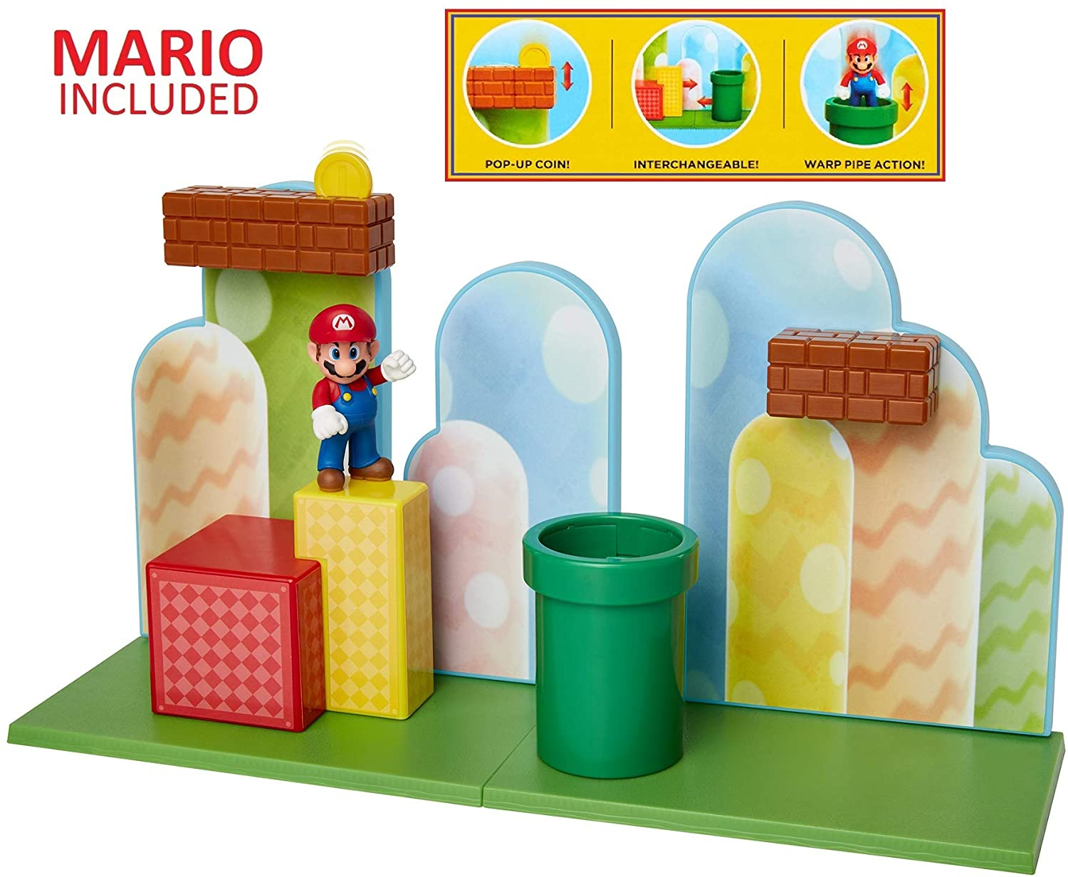 Foto 2 pulgar | Venta Internacional- Super Mario Nintendo Acorn Plains De 2.5 ''plazo De Figura Con Accesorios De Características