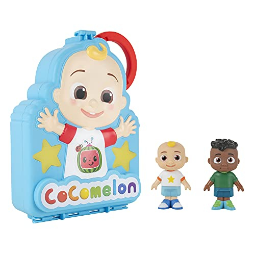 Venta Internacional- Cocomelon Carry A Lo Largo De La Caja De La Figura - Incluye 2 Figuras Articuladas, Jj Y Cody