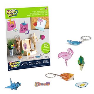 Foto 1 | Venta Internacional- Just Play Shrinky Dinks Paquete Creativo Ruff N' Ready, 25 Sábanas Blancas Esmeriladas
