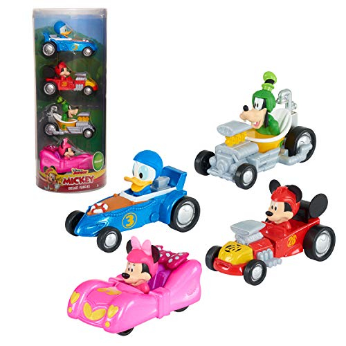 Foto 2 pulgar | Venta Internacional- Mickey Mouse Disney Junior Diecast Cars Set De 4 Piezas, Vehículos De Juguete De Just Play