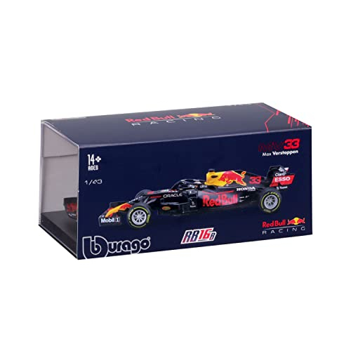 Foto 2 pulgar | Venta Internacional- Redbull Racing Rb16b Verstappen #33 Fórmula1 2021 Colección Coche 1:43 Escala