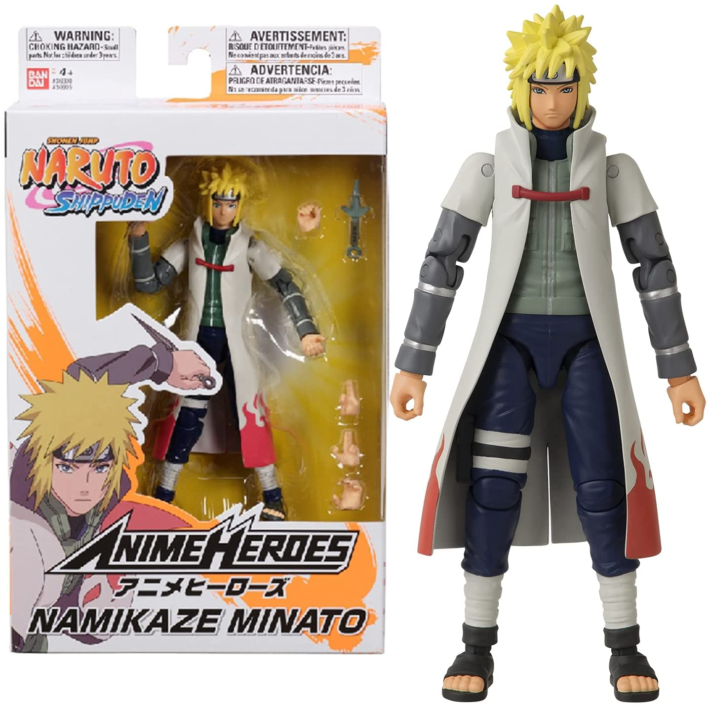 Foto 2 pulgar | Venta Internacional- Héroes De Anime Oficiales Naruto Shippuden Action Figura - Namikaze & Nbsp, Minato