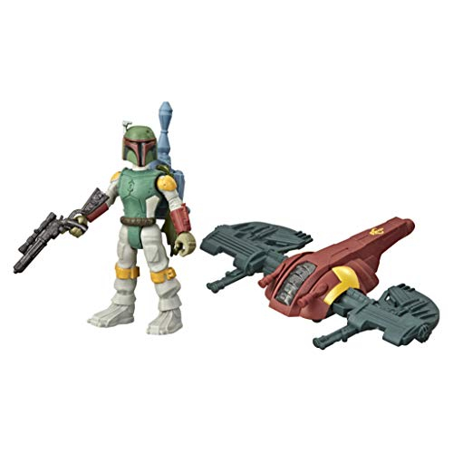 Venta Internacional- Star Wars Mission Fleet Gear Class Boba Fett Capture In The Clouds Figura Y Vehículo
