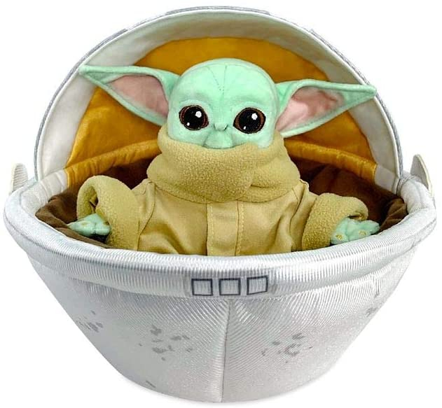 Venta Internacional- Peluche De Star Wars El Niño En Cochcito Hover - El Mandaloriano - Pequeño 7 ½ Pulgadas