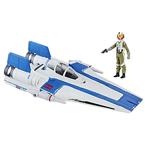 Venta Internacional- Star Wars Fuerza Resistencia A-wing Fighter Y Piloto De Resistencia Tallie Figura