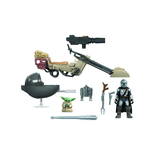 Venta Internacional- Star Wars Mission Fleet Clase Expedición El Mandaloriano El Niño Batalla Por La Bounty Fig