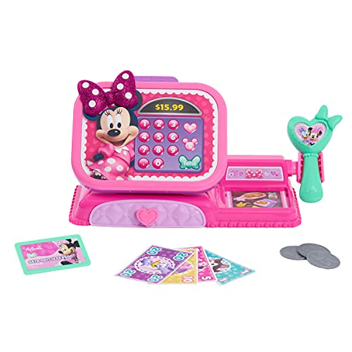 Venta Internacional- Disney Junior Minnie Mouse Bowtique Cash Register Con Sonidos Realistas