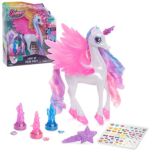 Venta Internacional- Shimmercorns Light Up Color Party Shimmercorn, Light Up Unicorn, Juego De Actividades De Niñas