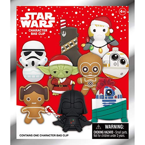 Venta Internacional- Star Wars Christmas - Clip Para Bolsa De Espuma 3d En Bolsa Ciega