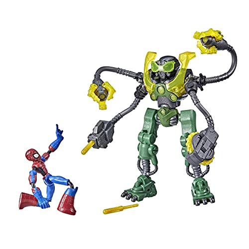 Foto 2 pulgar | Venta Internacional- Marvel Spider-man Curva Y Flex Spider-man Vs. Ock-bot, Figura De Acción Spider-man