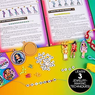 Foto 5 | Venta Internacional- Rainbow High Ultimate Jewelry Studio, Más De 2500 Cuentas, Crea Más De 50 Piezas De Joyas