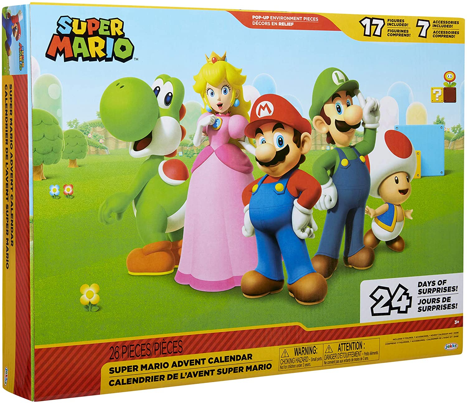 Venta Internacional- Calendario De Vacaciones De Navidad De Super Mario Nintendo Advent