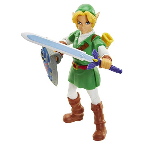 Foto 2 pulgar | Venta Internacional- World Of Nintendo The Legend Of Zelda: Ocarina Of Time Link Action Figura 4 Pulgadas