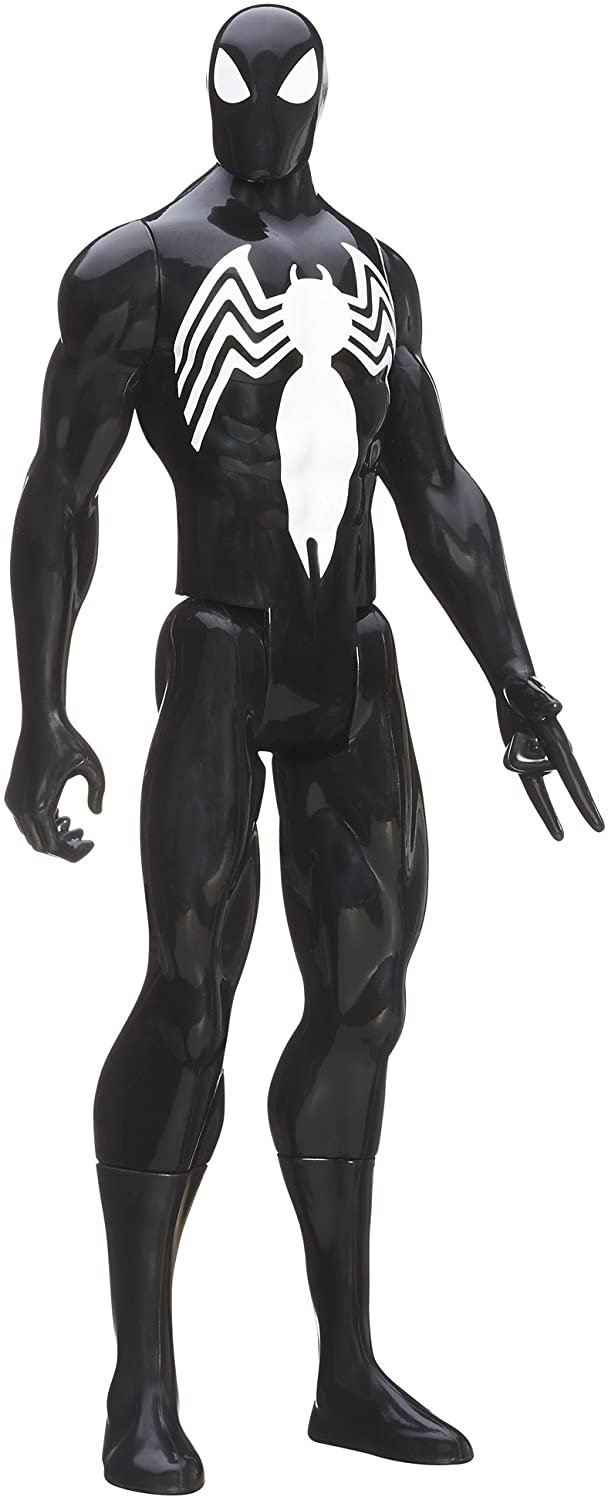 Foto 2 pulgar | Venta Internacional- Marvel Ultimate Spider-man Titan Hero Serie Black Traje Spider-man Figura - 12 Pulgadas
