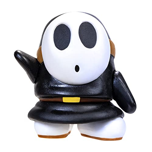 Foto 2 pulgar | Venta Internacional- Super Mario Acción Figura 2.5 Pulgadas Black Shy Guy Collectible Toy