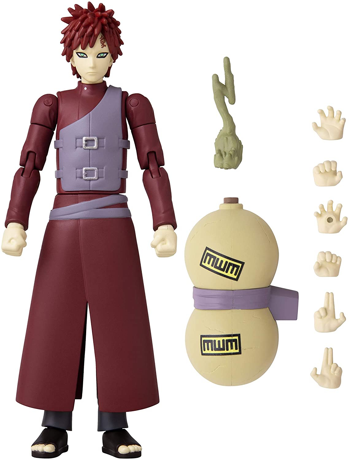 Foto 2 pulgar | Venta Internacional- Héroes De Anime Naruto Gaara 6.5'' Figura De Acción (36906)