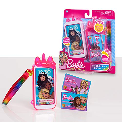 Foto 1 | Venta Internacional- Juego De Teléfono Barbie Unicorn Play Con Luces Y Sonidos, Funda De Teléfono Unicornio Y Pulsera