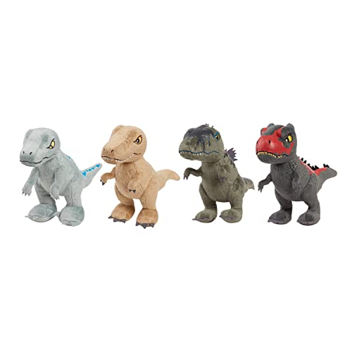 Venta Internacional- Jurassic World Small Plush 4pk Small Basic Lade, Edades 3 Up, Just Jute Play