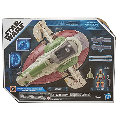 Foto 4 pulgar | Venta Internacional- Star Wars Mission Fleet Starship Esquema, Figura De Acción De Boba Fett