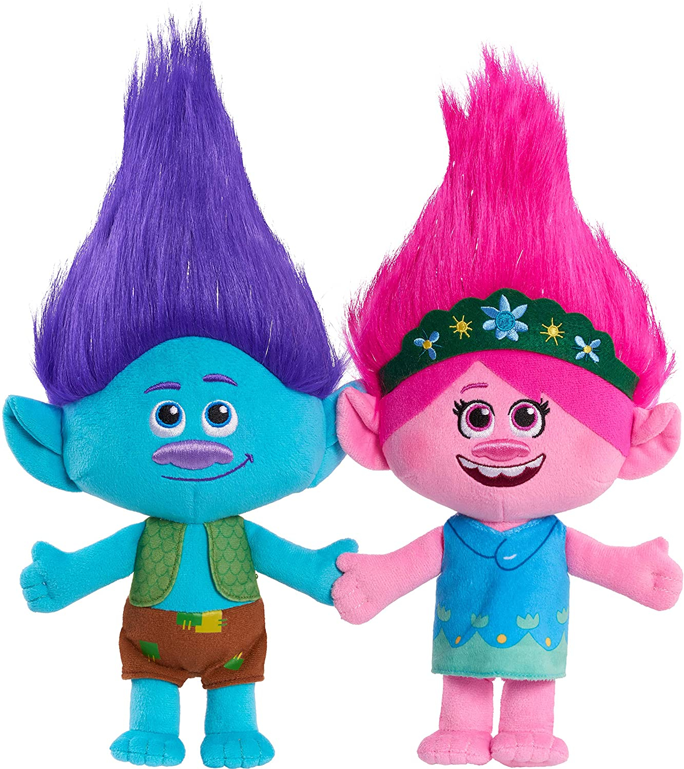 Venta Internacional-trolls World Tour Poppy & Amp, Ramádica Amistad Pelliza De 2 Paquetes De Peluche, Por Solo Jugar