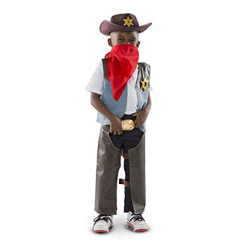 Foto 2 pulgar | Venta Internacional - Melissa & Doug Cowboy Rol De Juego Juego De Disfraces (5 Pc) - Incluye Chaps De Cuero Falso