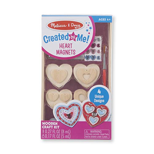 Foto 2 pulgar | Venta Internacional - Melissa Y Doug Creado Por Mí! Kit De Artesanía De Los Imanes Del Corazón De Madera (4 Diseños,