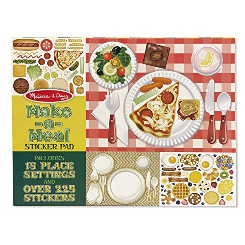 Foto 2 pulgar | Venta Internacional - Melissa & Doug Sticker Pad - Make -a -meal, 225+ Pegatizas De Comida