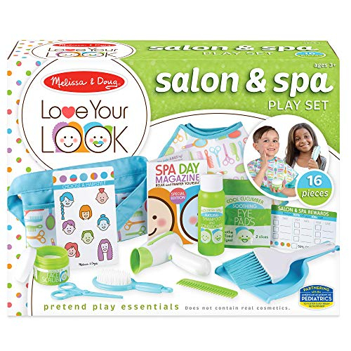 Foto 2 pulgar | Venta Internacional - Melissa & Doug Love Your Look Salon & Spa Play Set - 16 Piezas Para El Cabello De Juguete Y El Cui