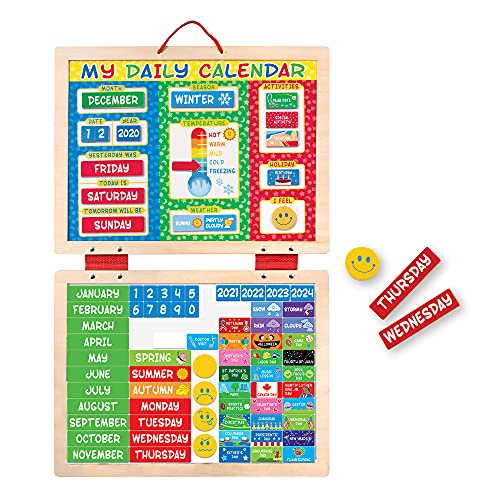 Foto 2 pulgar | Venta Internacional - Melissa Y Doug Mi Primer Calendario Magnético Diario