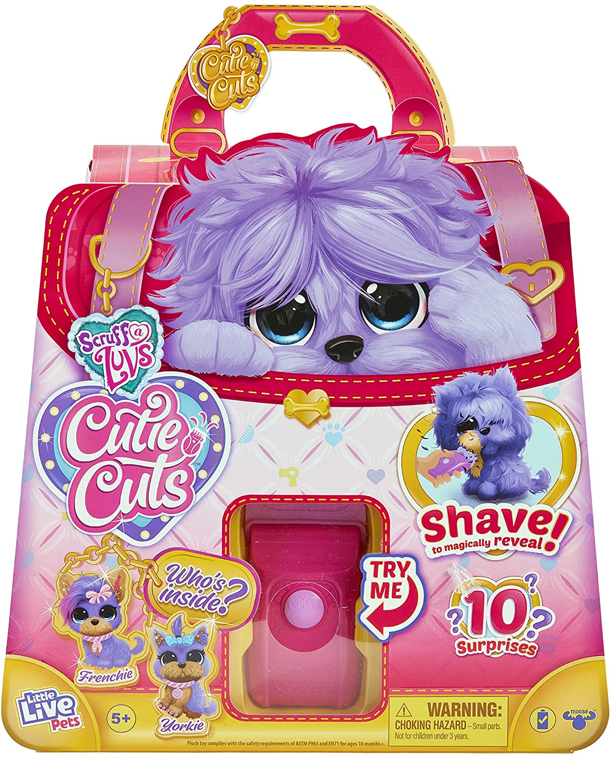Venta Internacional - Little Live Pets | ¡cortes De Cotie De Scruff-a-luvs! Afeitarse, Revelar Y Estilo, Una Mascota De