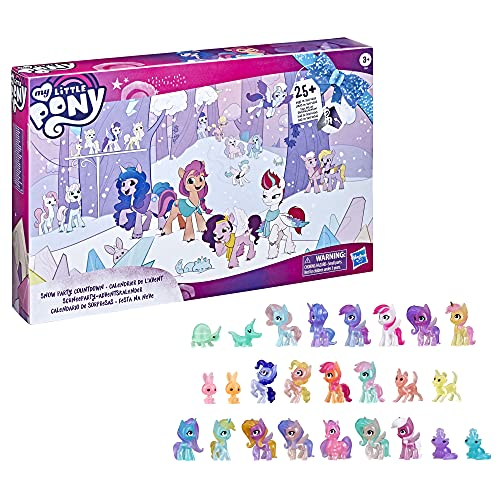 Venta Internacional - My Little Pony: A New Generation Movie Snow Party Advent Woy Para Niños - 25 Piezas Sorpresa, Inc