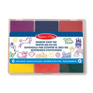 Foto 1 | Venta Internacional - Melissa & Doug Rainbow Stamp Pad - 6 Tintas Lavables